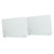 NUOBESTY 2pcs Acrylic Desk Office Divider Office partition Table Privacy Board Indoor Room dividers partition Room dividers Separate Board Desk Divider White Desktop Restaurant Supplies