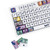 GEKUCAP Custom Keycaps, 123 Keys Anime Theme Keycaps, PBT Cherry Profile Keycaps, Five Side Dye Sublimation Keycaps Set Fit for 61/68/87/104/108 Cherry Mx Switches Gaming Mechanical Keyboard