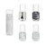 Dazzle Dry Mini Kit 4 Step System - Bold, a full coverage shimmer, dark gunmetal gray/black. (5 Piece Kit)