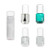 Dazzle Dry Mini Kit 4 Step System - Palm Springs, a mid-century modern deep seafoam green. Semi-sheer, cream. (5 Piece Kit)