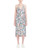 BCBGeneration womens Surplice Midi With Pockets Dress, Garden Multi, X-Small US