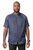 Chef Works Men's Arcadia Chef Coat, Grey, 3X-Large