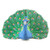 Wildlife Artists Peacock Plush Toy 10" H