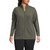 Lands' End Womens Full Zip Fleece Jacket Forest Moss Green Plus 3x