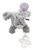 Kaloo Les Amis Doudou Pacifier Holder Donkey Plush, Grey