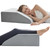 Leg Elevation Pillow for Swelling after post Surgery recovery- 8" Leg Pillow for Sleeping-Memory Foam Wedge Leg Pillow for Elevation Blood Circulation, Foot and Ankle Injury Leg Hip Knee Pain Relief.