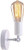 ZYLEDW Wall Lamps,Bracket Light Simplicity Vintage Industrial Sconce Wall Light E27 Edison Lamp Holder Adjustable Lamp Head Direction,White Simple Wall Lamp Stand,for Your Bedroom, Living Room/White