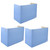 NUOBESTY 3pcs Office partition Plastic Panel Plastic Privacy Desk Privacy Panel Desktop Privacy partitions Office Desktop Baffle Desktop Partition Board Protection Screen Dividing line