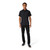 DKNY Men's Casual Button Down Shirts - Mens Short Sleeve Dress Shirt | Slim Fit Stretch Short Sleeve Button Down Shirt Black