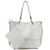 Scarleton Tote Bag for Women, Leather Purses and Handbags, Hobo Satchel Shoulder Bag Large with Pouch, H1842208202, White