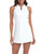 HDE Women's Tennis Dress Sleeveless Athletic Zip Up Golf Dresses with Separate Shorts White - XL