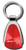 Dodge Challenger SRT Hellcat Hell Cat Red Teardrop Keychain Key Chain Fob Ring Lanyard