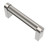 Alzassbg 10 Pack Satin Nickel Cabinet Pulls, 3 Inch(76mm) Hole Centers Cabinet Handles Kitchen Hardware Knurled Drawer Handle Pull AL3101SN