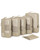 Compression Packing Cubes for Suitcase, 6 Set BAGSMART Travel Packing Cubes for Luggage, Compression Travel Cubes & Suitcase Organizer for Packing with Shoe Bag Khaki