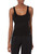 Calvin Klein Jeans Women's Ribbed Scoop Neck Tank Top, Black, Medium