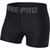 Nike Women's Pro 3" Training Short (Black/Thunder Grey, X-Small)