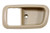 PT Auto Warehouse TO-2950E-2FL - Inside Interior Inner Door Handle Trim/Bezel, Beige (Fawn) - Regular/Access Cab, Driver Side Front