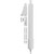 Wright Products V2010WH TAP-N-GO PNUEMATIC CLOSER, WHITE