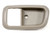 PT Auto Warehouse TO-2950G-2FL - Inside Interior Inner Door Handle Trim/Bezel, Gray (Charcoal) - Regular/Access Cab, Driver Side Front