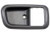PT Auto Warehouse TO-2950F-2FR - Inside Interior Inner Door Handle Trim/Bezel, Dark Gray - Regular/Access Cab, Passenger Side Front