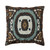 Creative Co-Op Cotton Throw Embroidered Pattern and Chambray Back, Multicolor Pillow Cover