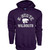 Blue 84 Men's Kansas State Wildcats Hoodie Line Up Team Color, Kansas State Wildcats Purple, X-Large