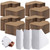 Gueevin 400 Pcs Adjustable Picture Frame Corner Protectors for Shipping, Cardboard Corner Protector Cardboard Corners Cardboard Edges for Painting Packing Moving Art, 3 Size Depths, 1", 1.5", 2.1"