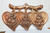 PARIJAT HANDICRAFT Metal Wall Hanging of Lord Ganesha showpiece Idol Statue Sculpture and Metal Ganesha On Leaf Wall Hanging