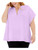 Calvin Klein Womens Solid Pullover Blouse, Purple, 1X