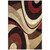 Home Dynamix Tribeca Slade Contemporary Abstract Area Rug, Brown/Red, 3'11"x5'2"