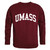 W Republic UMass University of Massachusetts Amherst Minuteman Arch Crewneck Pullover Sweatshirt Sweater Maroon Large