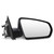 DNA Motoring OEM-MR-CH1321269 Factory Style Powered Right Side View Door Mirror