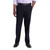 Haggar Men's Iron Free Premium Khaki Classic Fit Flat Front Expandable Waist Casual Pant Regular and Big & Tall Sizes, Black, 44W x 32L