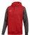 Nike Mens Pullover Fleece Hoodie (as1, alpha, m, regular, regular, Red/Charcoal Heather)