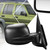 [Right/Passenger Side] Factory Style Powered+Heated Side Rear View Door Mirror Compatible with 02-07 Jeep Liberty