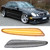 Aexploer LED Side Marker Lights Compatible With W211 E-Class E320 E350 E500 E55 for AMG 2003-2006 Front Bumper Light Assembly Replacement (Clear Lens)