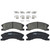 TRW Pro TRC0945 Disc Brake Pad Set For Jeep Grand Cherokee 1999-2004, Front