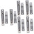 DOITOOL 12 Pcs Heaven and Earth Hinge Hinges for Cabinet Doors Interior Door Hinges Spring Hinges Boat Door Hinges Stainless Steel Spring Hinges Revolving Hinge Stainless Steel Pivot Hinge