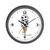 Truly Teague Wall Clock Soccer Ice Cream Cone