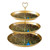 3 Tier Cupcake Stand, Pastry Cupcake Display Tower, Dessert Tree Tower Serving Platter for Wedding Birthday Anniversary Decor Animal Peacock