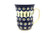 Polish Pottery Mug - 16 oz. Bistro - Peacock