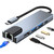 USB Hub LAN HDMI Type C Hub Adapter [4K/30HZ HDMI+All USB 3.0+1Gbps RJ45+100w PD] 1Gbps RJ45 Wired Ethernet Port 100W PD Fast Charging Port USB3.0 5Gbps Data Transmission (5 in 1 LAN Type C)