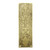 Adonai Hardware Decorative Brass Push Plate (9.9 Inch "Nezib", Satin Brass)