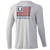 HUK Men's Standard Pursuit Long Sleeve Sun Protecting Fishing Shirt, Huk & Bars-Oyster, 3X-Large US