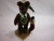 World of Miniature Bears2.75" Plush Christmas Bear Wally #612 Collectible Miniature Made by Hand