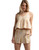 Roxy Women's Handmade Life Short, Tapioca Alla Stripe Verticale, M