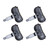 AdvanEX Tire Pressure Sensor 315 Mhz Compatible with Toyota Sequoia Sienna Tundra Replaces OE 42607-08010 42607-0C070 Set of 4pcs Tire Pressure Monitoring System Sensor