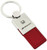 Au-Tomotive Gold, INC. Honda S2000 Red Leather Chrome Car Fob Key Chain Ring