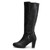 mysoft Women's Knee High Boots Chunky Heel Boots with Zipper