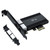 2.5GBase-T Ethernet Card,Dual Port RJ45 Gigabit LAN Network Card for Desktop PC Gaming,PCIe Ethernet Network Card(RTL8125B) 100/1000Mbps/2.5G for Windows11/10/8/7/ Linux with Low Profile